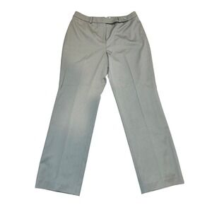 Talbots Women Gray Wool Blend Trousers Pants Italy Size 12 Closet Staple Career